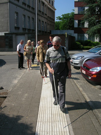 Geleidelijn Blinden, Slechtzienden & Visueel gehandicapten